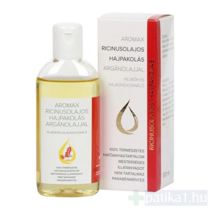 Aromax Ricinusolaj Argánolajjal hajpakolás
