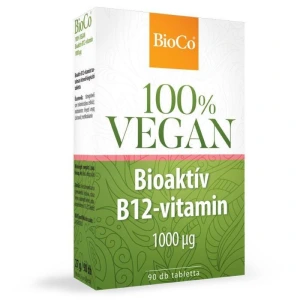 BioCo 100% Vegan B12 1000mcg tabletta bioaktív