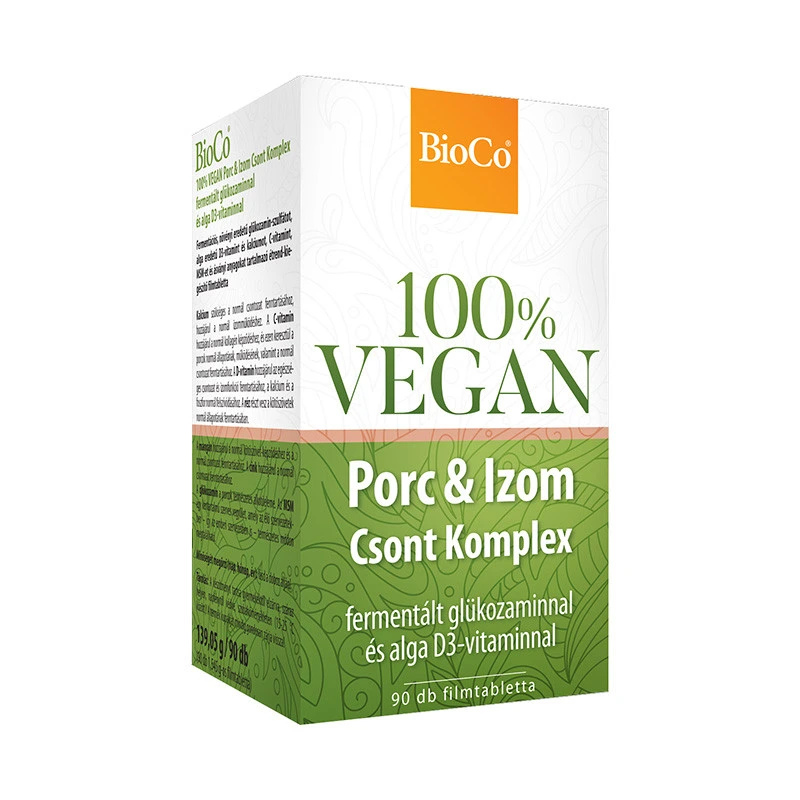 BioCo 100% Vegan Porc-Izom Csont Komplex filmtabletta