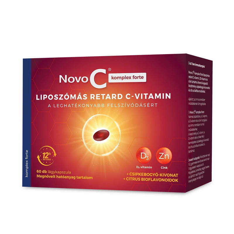 Novo C Komplex Forte liposzomás retard C-vitamin kapszula