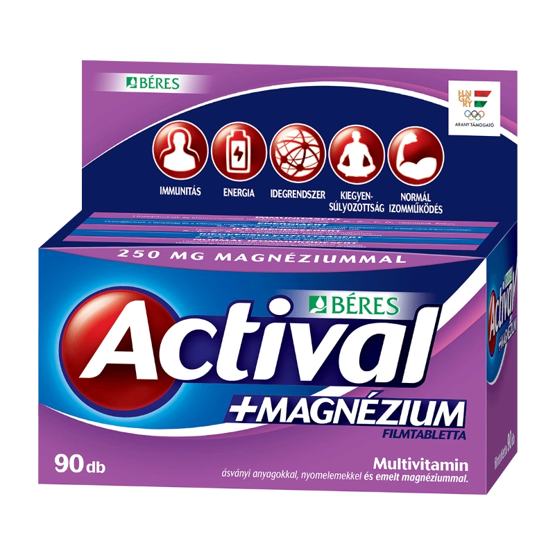 Béres Actival + Magnézium filmtabletta