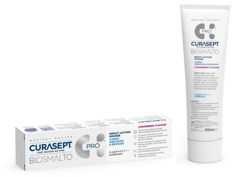 Curasept Biosmalto Mousse Pro eper