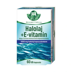 Herbária Halolaj + Omega-3 lágyzselatin kapszula