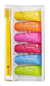 Curaprox fogkrém + fogkefe BeYou 6 Pack