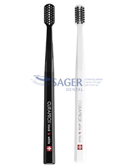 Curaprox fogkefe White is Black duo (fekete+fehér)