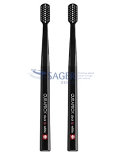 Curaprox fogkefe Black is White duo (2 fekete)