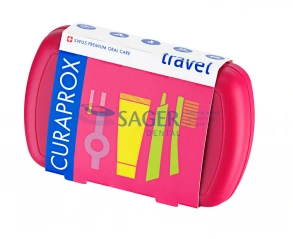 Curaprox TravelSet Utazó készlet magenta