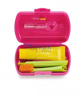 Curaprox TravelSet Utazó készlet magenta