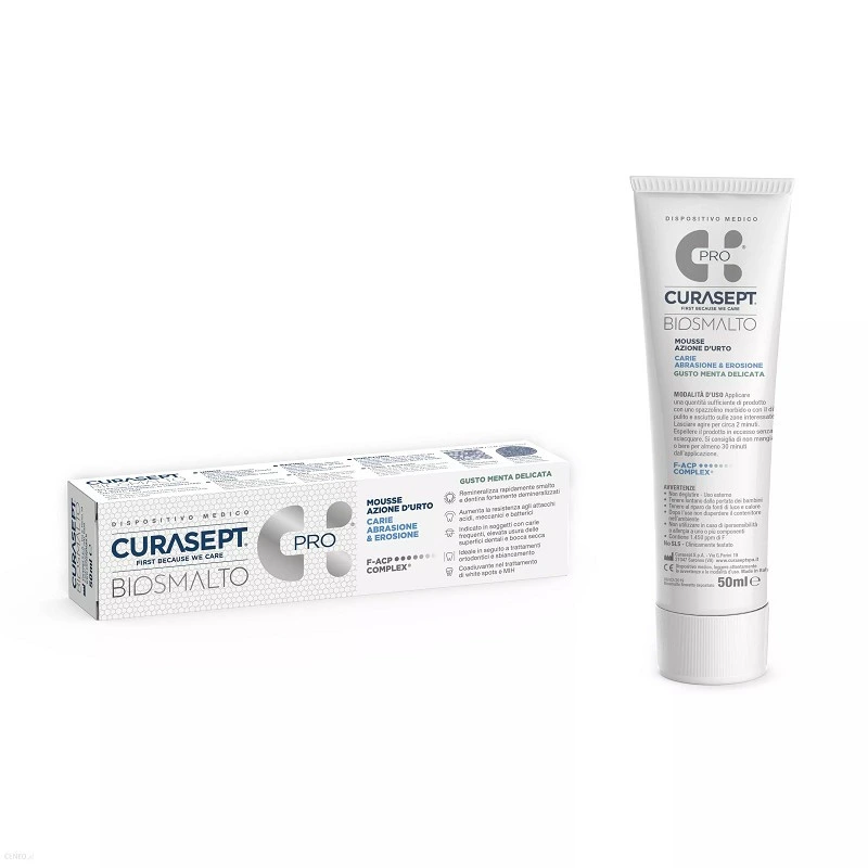 Curasept Biosmalto Mousse Pro, otthoni mentol