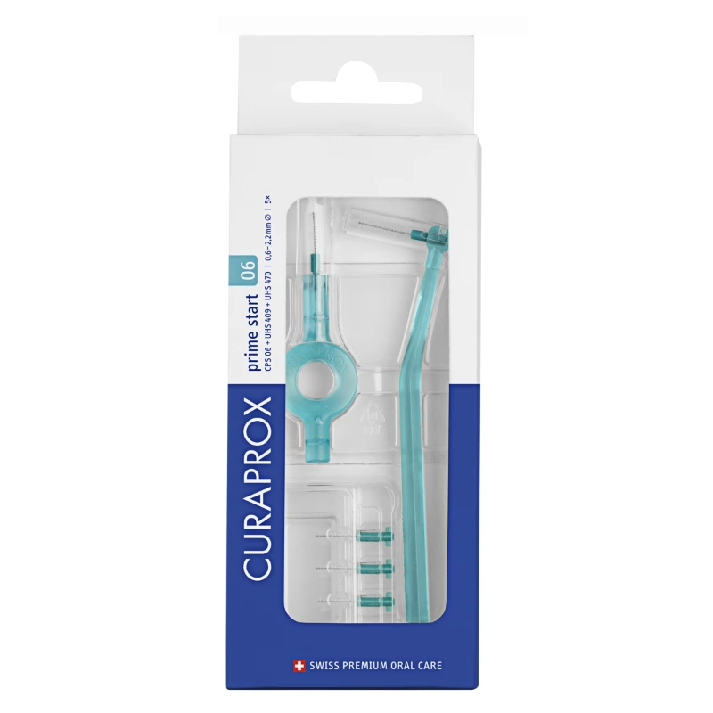 Curaprox fogköztisztító kefe Prime Start CS 06 türkiz - 5+2