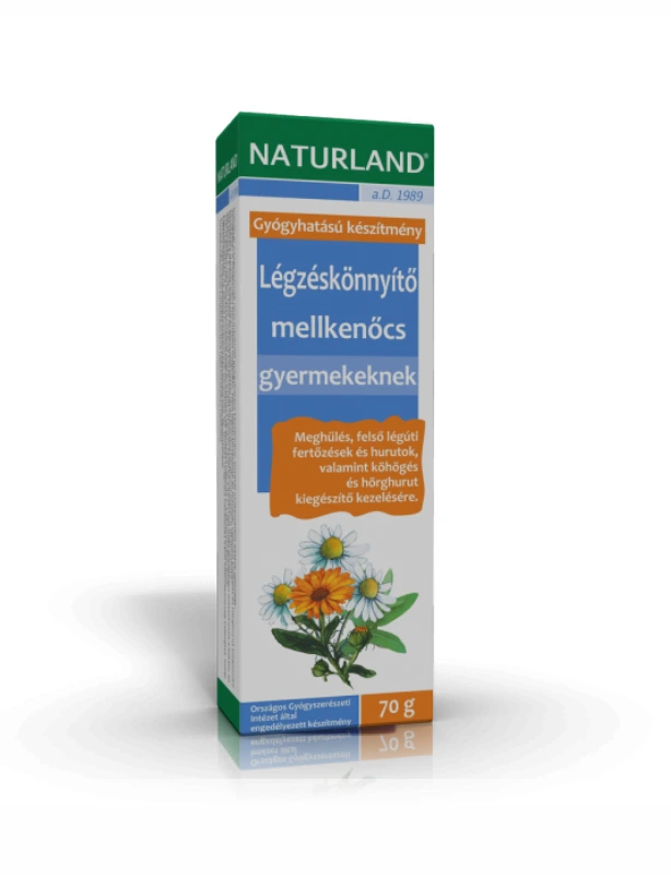 Naturland légzéskönnyítő mellkenőcs gyermekeknek