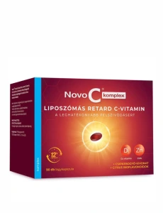 Novo C Komplex liposzómás RETARD C-vitamin +D3+Cink kapszula