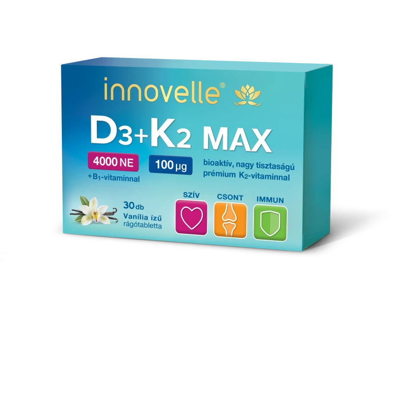 Innovelle D3+K2 Max 4000NE rágótabletta