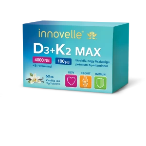 Innovelle D3+K2 Max 4000NE rágótabletta