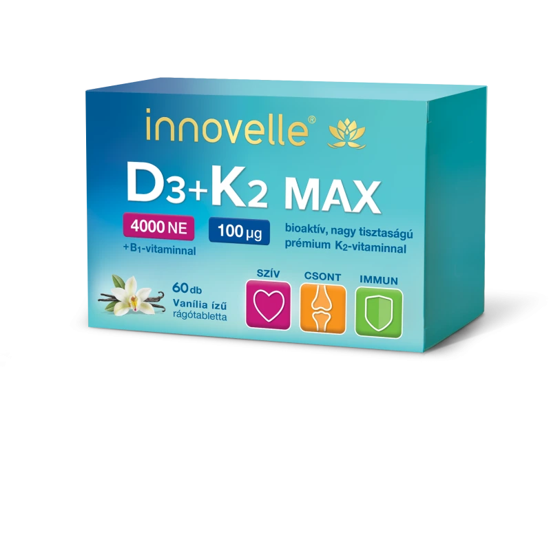 Innovelle D3+K2 Max 4000NE rágótabletta