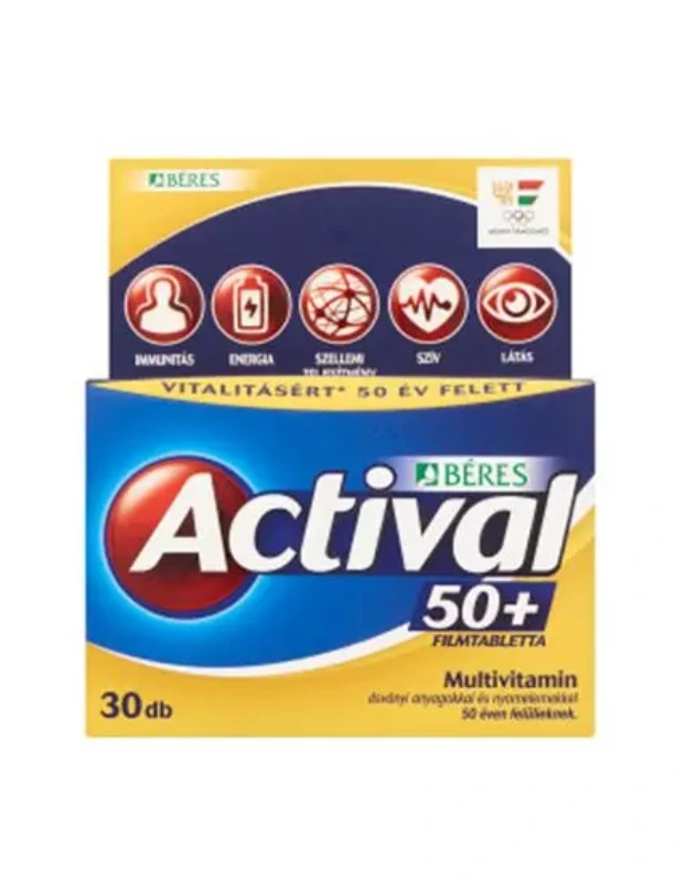 Béres Actival 50+ filmtabletta