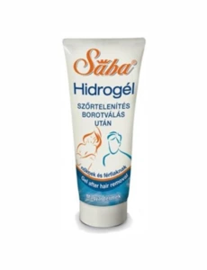 Sába szőrtelenítés utáni bőrápoló hidrogél
