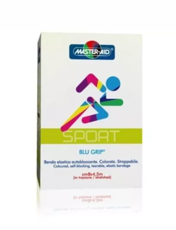 Master Aid Maxxam Blugrip öntapadó bandázs 4,5m x 8cm