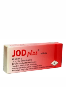 Jód plus tabletta étrendkiegészítő