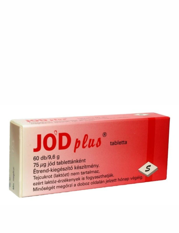 Jód plus tabletta étrendkiegészítő