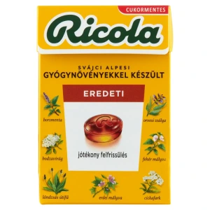 Ricola Original Herb gyógynövényes cukormentes cukorka