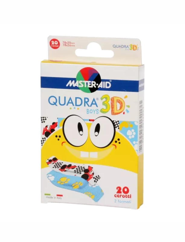 Master Aid Quadra 3D boys sebtapasz