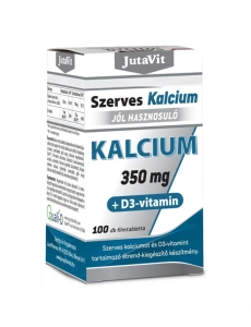 JutaVit Szerves Kalcium + D3 vitamin filmtabletta