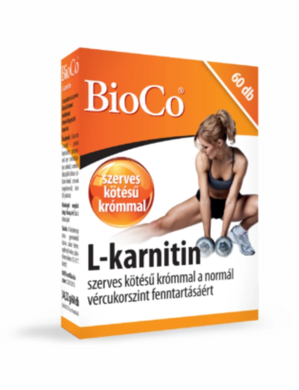 BioCo L-karnitin 500 mg szerves kötésű krómmal