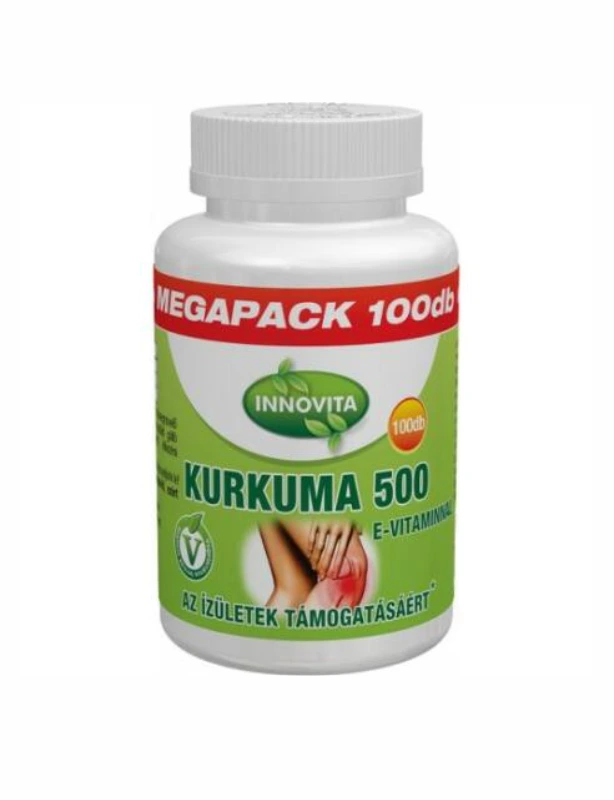 BioCo InnoVita Kurkuma 500mg E- vitaminnal Megapack