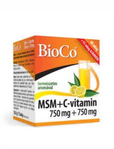 BioCo MSM + C vitamin 750mg + 750mg italpor - 75adag