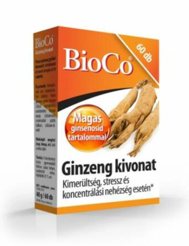 BioCo Ginzeng kivonat tabletta