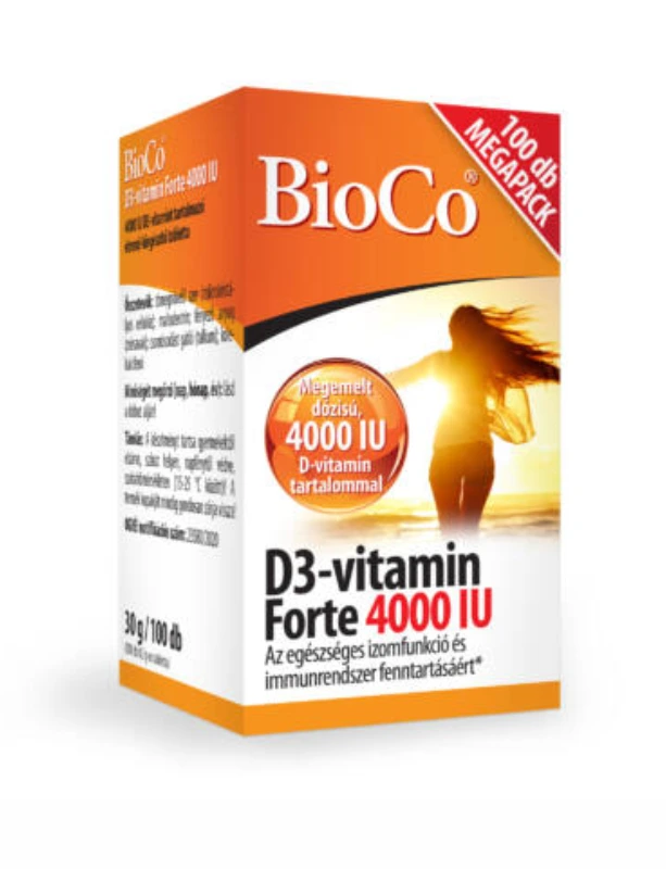 Bioco D3-vitamin Forte 4000 IU tabletta