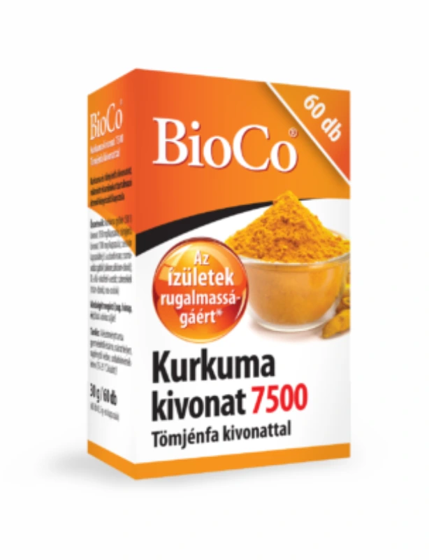 Bioco Kurkuma kivonat 7500 Tömjénfa kivonattal