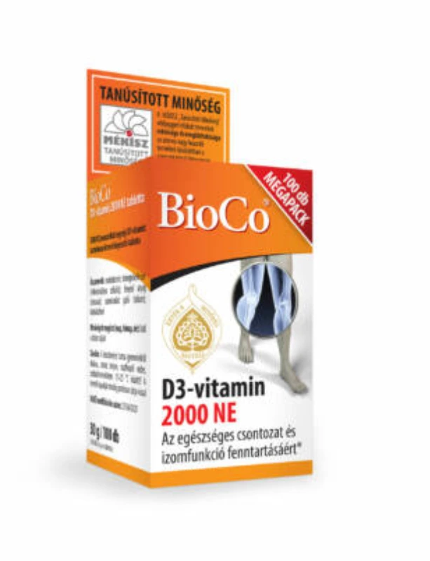 Bioco D3-vitamin 2000NE Megapack tabletta