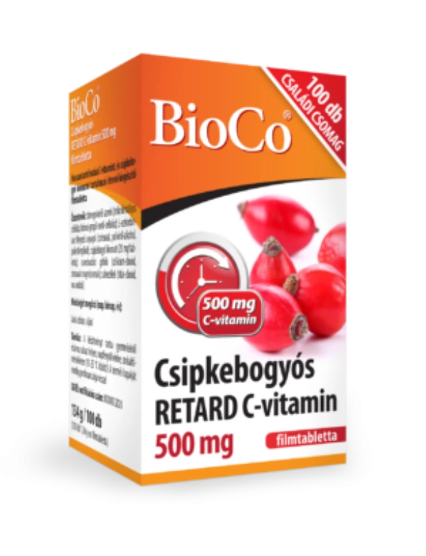 Bioco Csipkebogyó Retard C-vitamin  500 mg Családi csomag