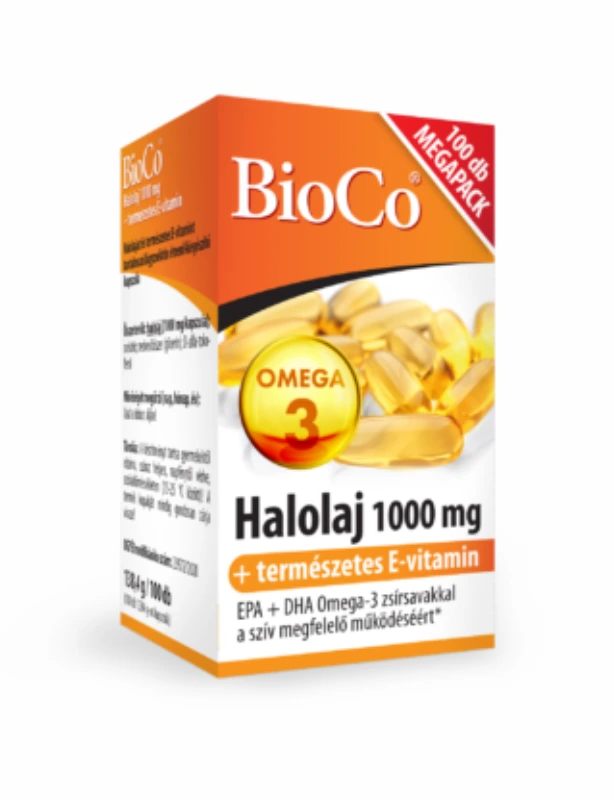 BioCo Halolaj 1000 mg + E vitamin kapszula