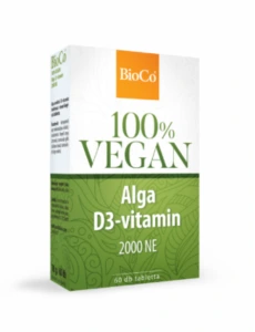 BioCo 100% Vegan Alga D3-vitamin 2000NE tabletta