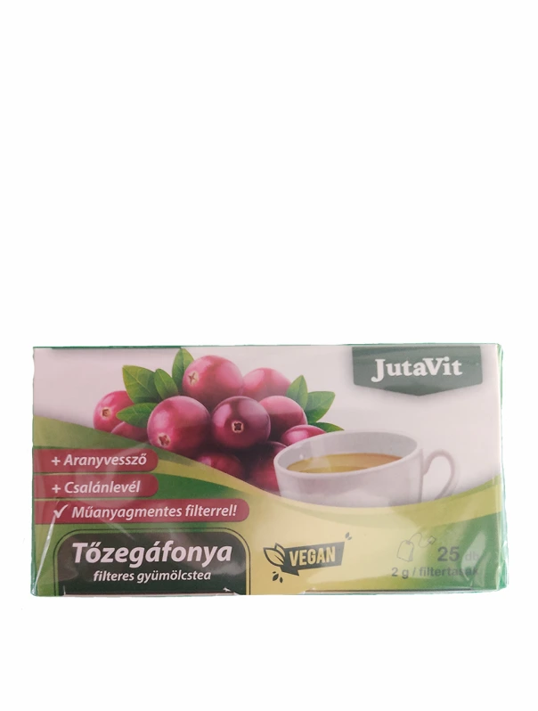 JutaVit Tőzegáfonya filteres tea