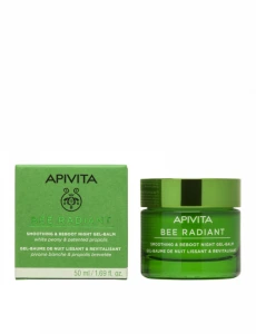 APIVITA BEE RADIANT bőrmegújító és méregtelenítő éjszakai gél-balzsam