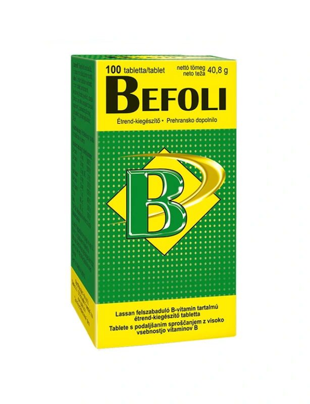 Befoli B-vitamin tartalmú retard tabletta