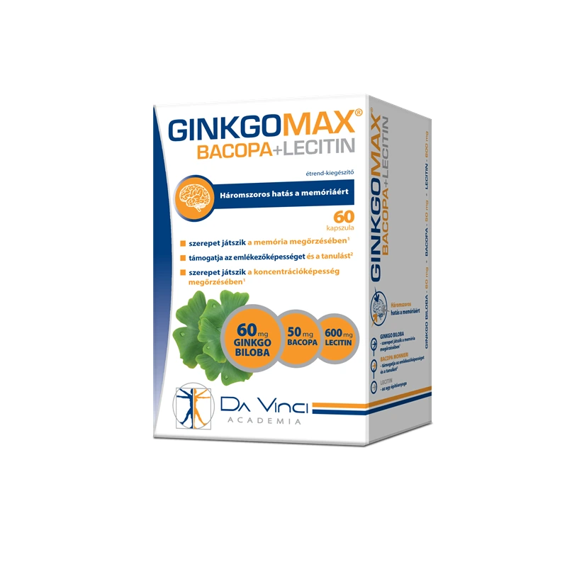 GinkgoMax Bacopa Lecitin lágy kapszula