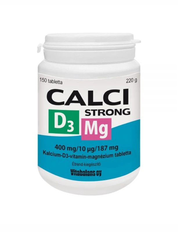 Vitabalans CalciStrong+D3+Mg tabletta