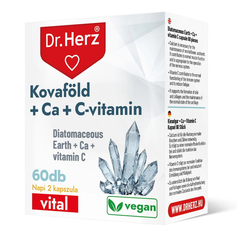 Dr. Herz Kovaföld + Kalcium + C-vitamin kapszula