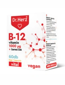 Dr. Herz B12 1000 mcg + szerves cink kapszula