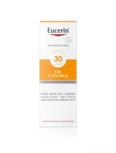 Eucerin Sun Oil Control napozó gél-krém arcra FF30