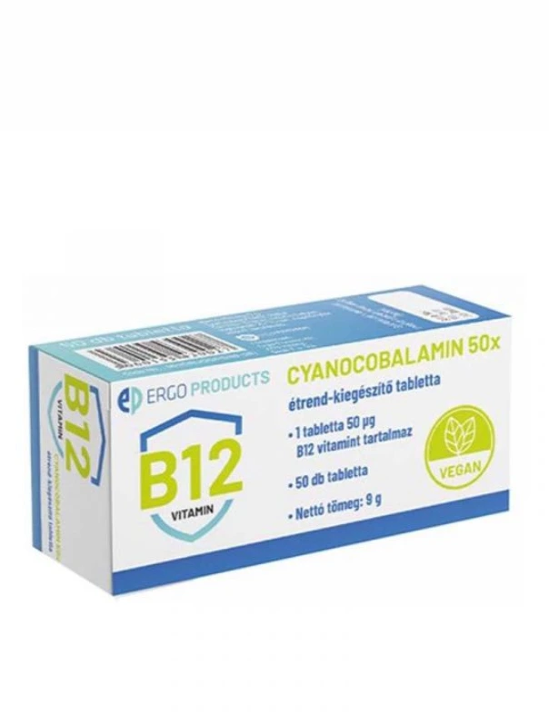 Cyanocobalamin - B12-vitamin tabletta