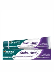 Himalaya Stain Away folteltávolító és fogfehérítő gyógynövényes fogkrém
