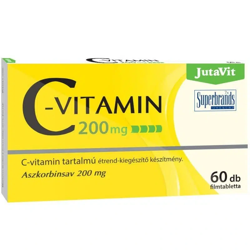 JutaVit C-vitamin 200 mg tabletta
