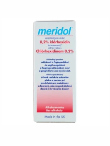 Meridol szájvíz CHX 0,2% klórhexidin tartalommal - szájöblögető oldat