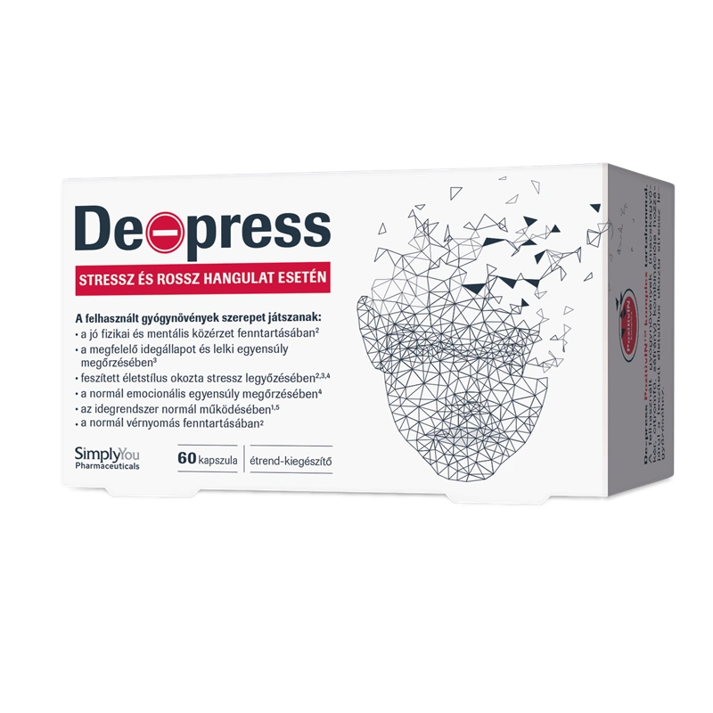 De-Press étrendkiegészítő kapszula